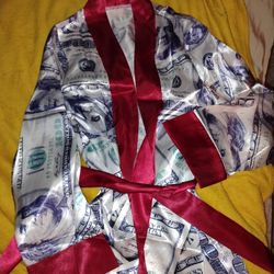 Women's Robes 100 Dollars Printed 