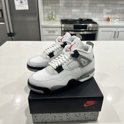 Jordan 4 White Cement $300 Size 9 Last One!