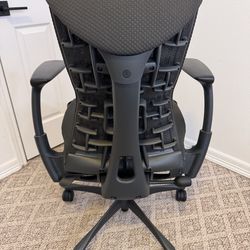 Authentic Herman Miller Embody Task Chair Carbon Balance Fabric loaded