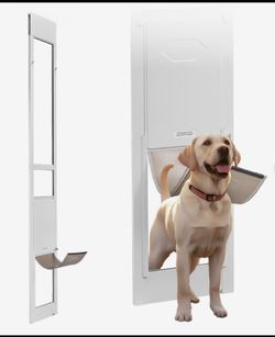 New Other VEVOR Dog Door For Sliding Glass Door With 91"-96” Height, White