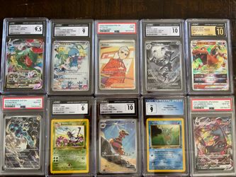 Graded Pokémon Card Lot – CGC & PSA
