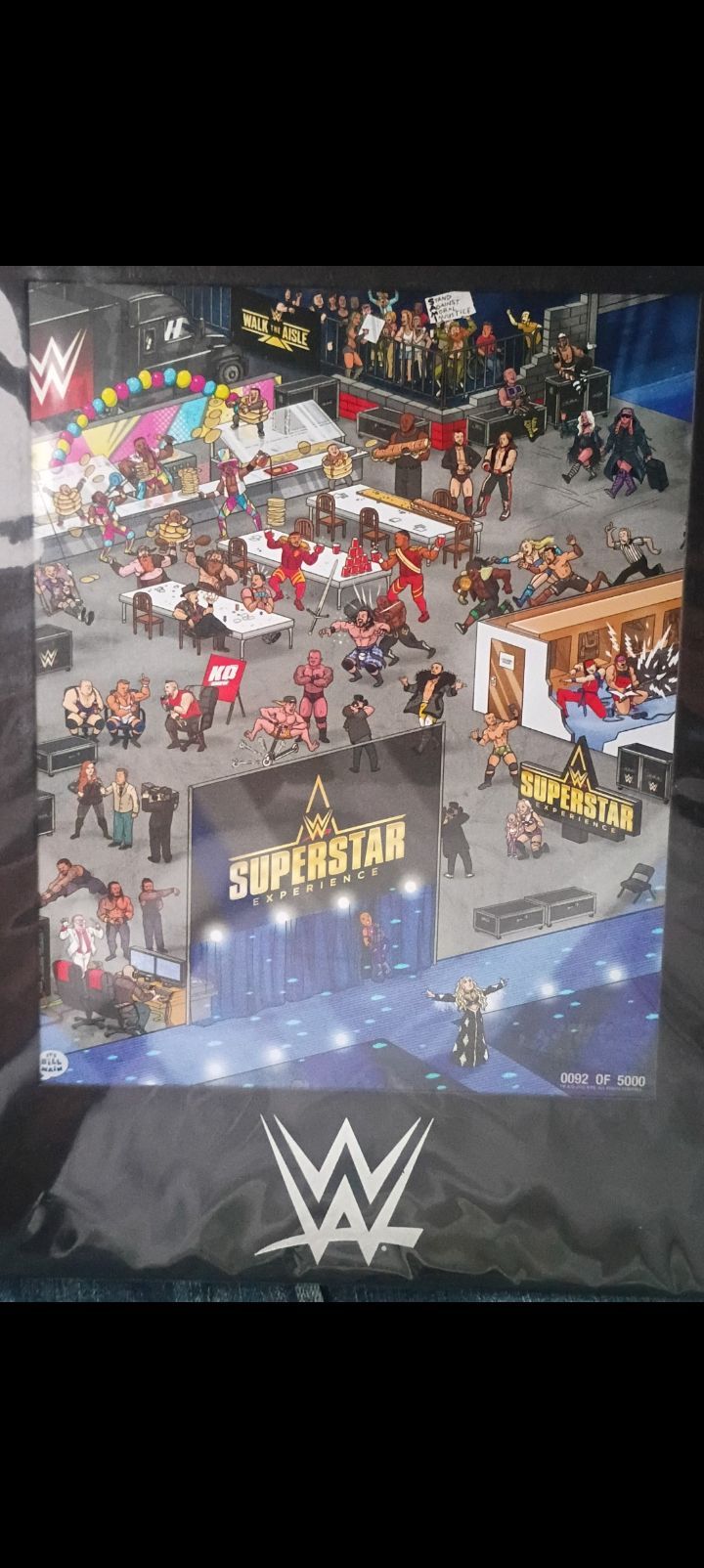 Wrestling print 092 of 5000