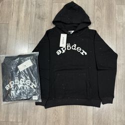 Rhinestone Spider Hoodie