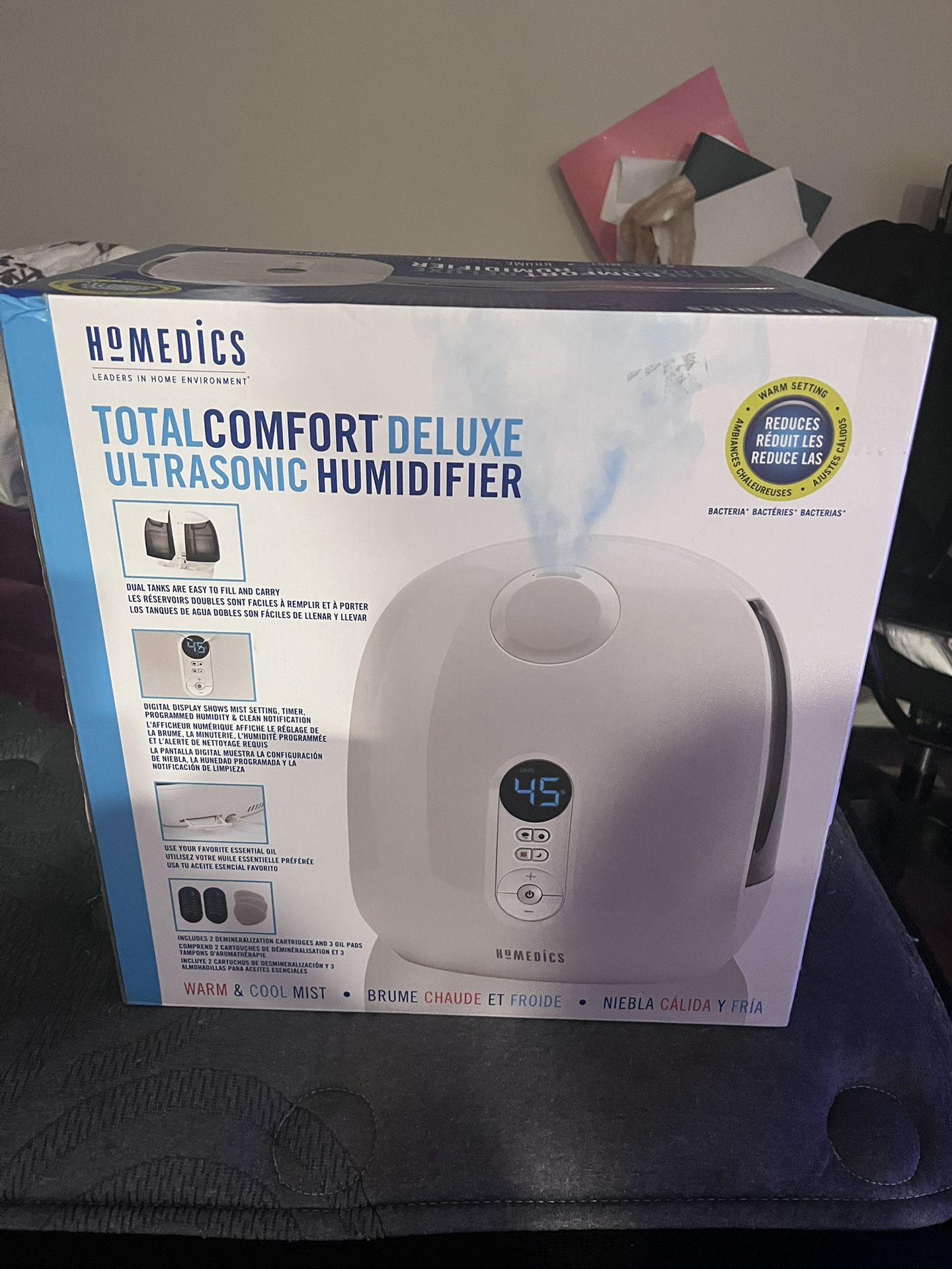 Homemedics Deluxe Ultrasonic Humidifier