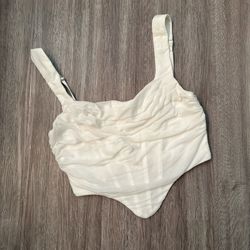 White shirts corset & bodysuit