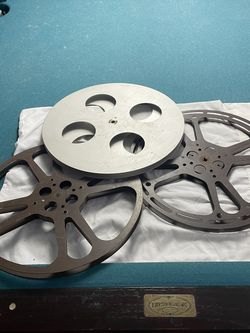 3 Antique Movie Reels 