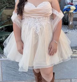 Beige Dama dress