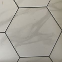 Carrara Hexagon Tile - From stone systems