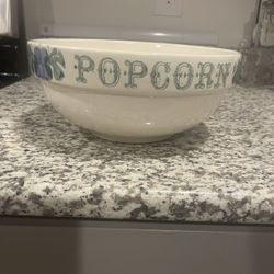 Crock Shop Santa Ana Popcorn Bowl 10” Across