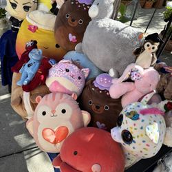 stuffed animals  toys  each $5