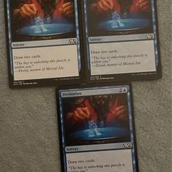 3x Magic The Gathering Divination Magic 2015 052/269