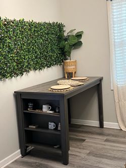 Dinning table w/ shelves