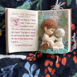 Precious Moments Bible Stories-David The Shepherd Figurine 1998