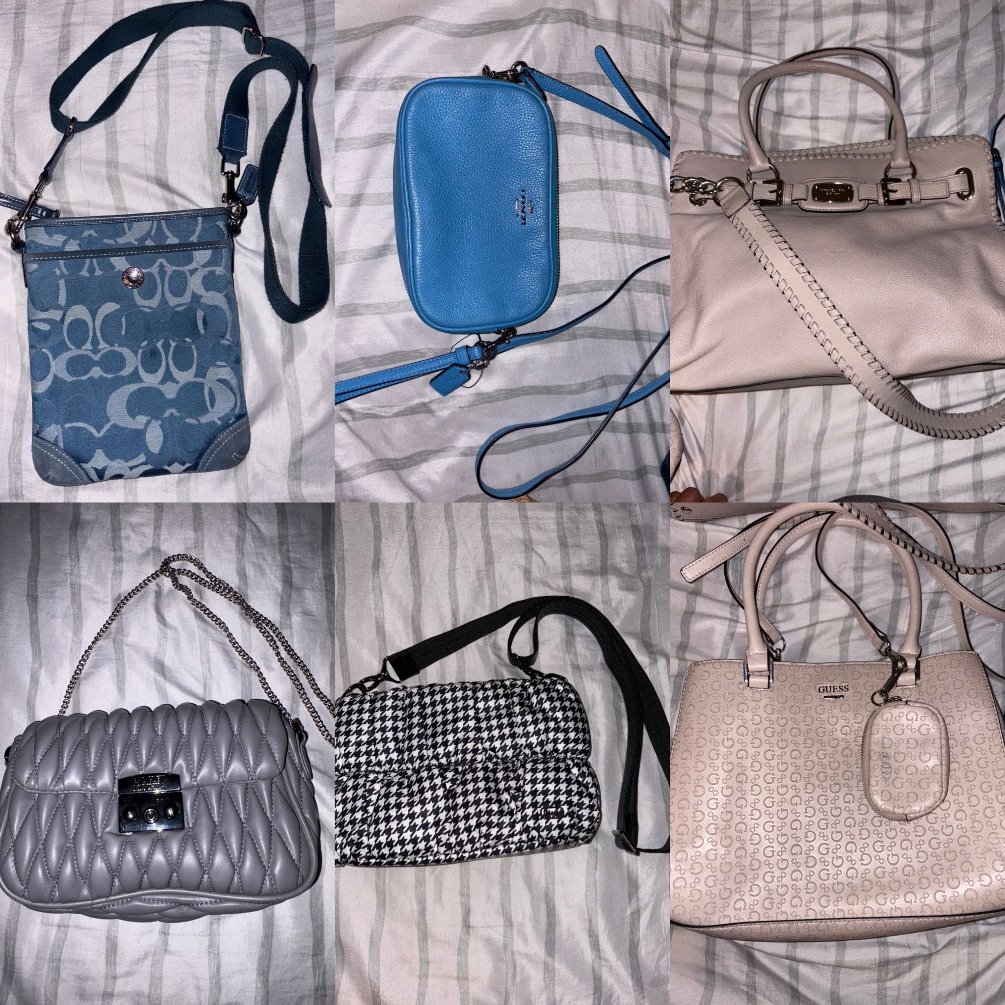 Coach, MK, Guess, Badgely Mischka and Lugz Crossbody Bags