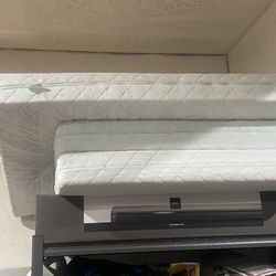 Twin size metal bed