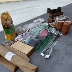 NEW Bulk Lot — Decorative Sand, Rocks, Burlap, Crates & Floral Supplies | Perfect for DIY & Events
