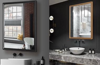 Cabinet mirror