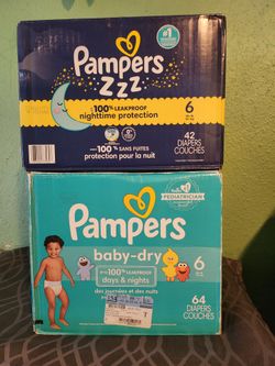 Diapers/$25 each (cada caja)