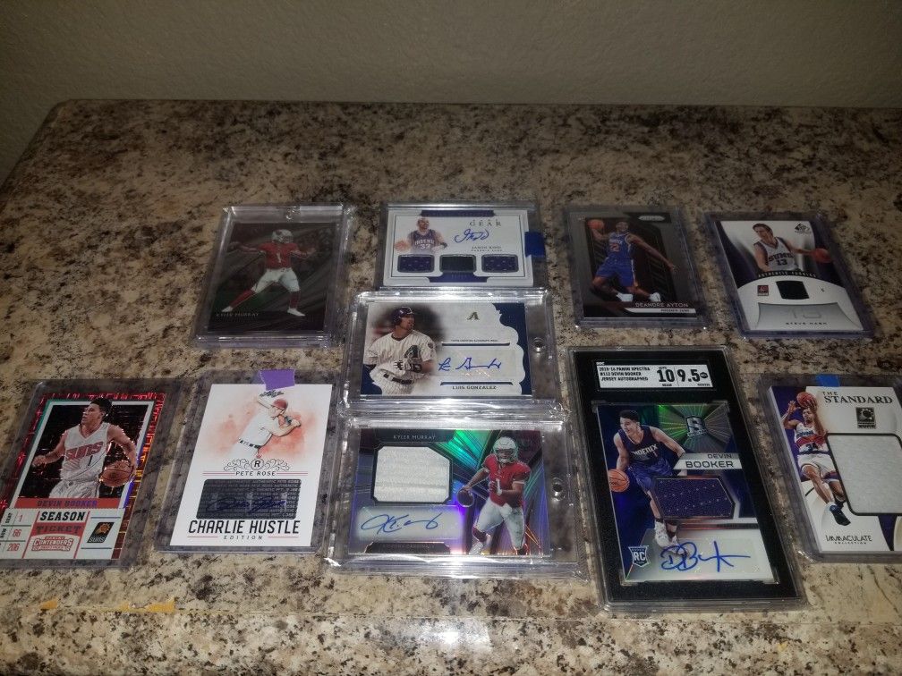 KYLER MURRAY DEVIN BOOKER ROOKIE AUTO Collection PSA 10