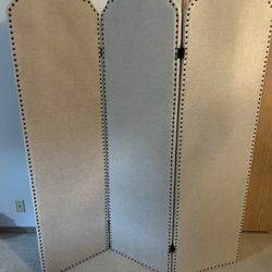 3 Panel Fabric Divider
