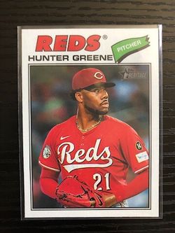 Hunter Greene 2026 Topps Heritage Base Card #53