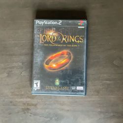 The Lord of the rings, the Fellowship of the Ring PlayStation 2