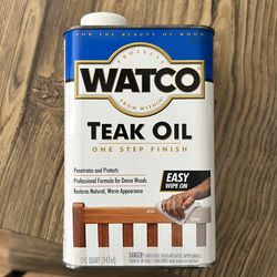 One quart  Teak oil