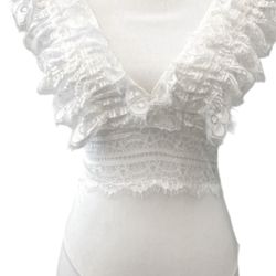 NWT Skylar Rose White Lace Bodysuit