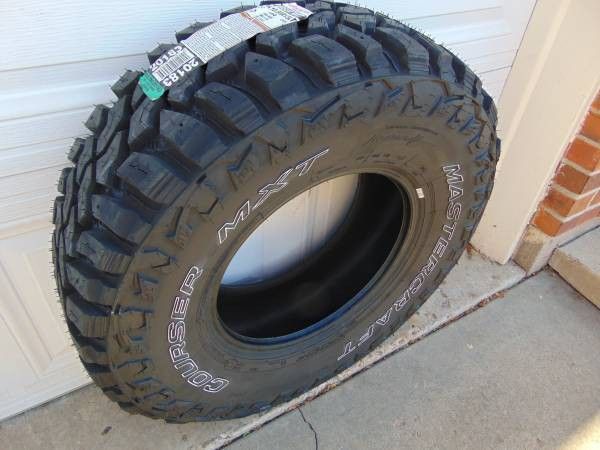 4 New LT 31 10.50 15 Mastercraft Courser MXT Tires *Outlined White Letters* *6PLY* Load C*Date 2022*