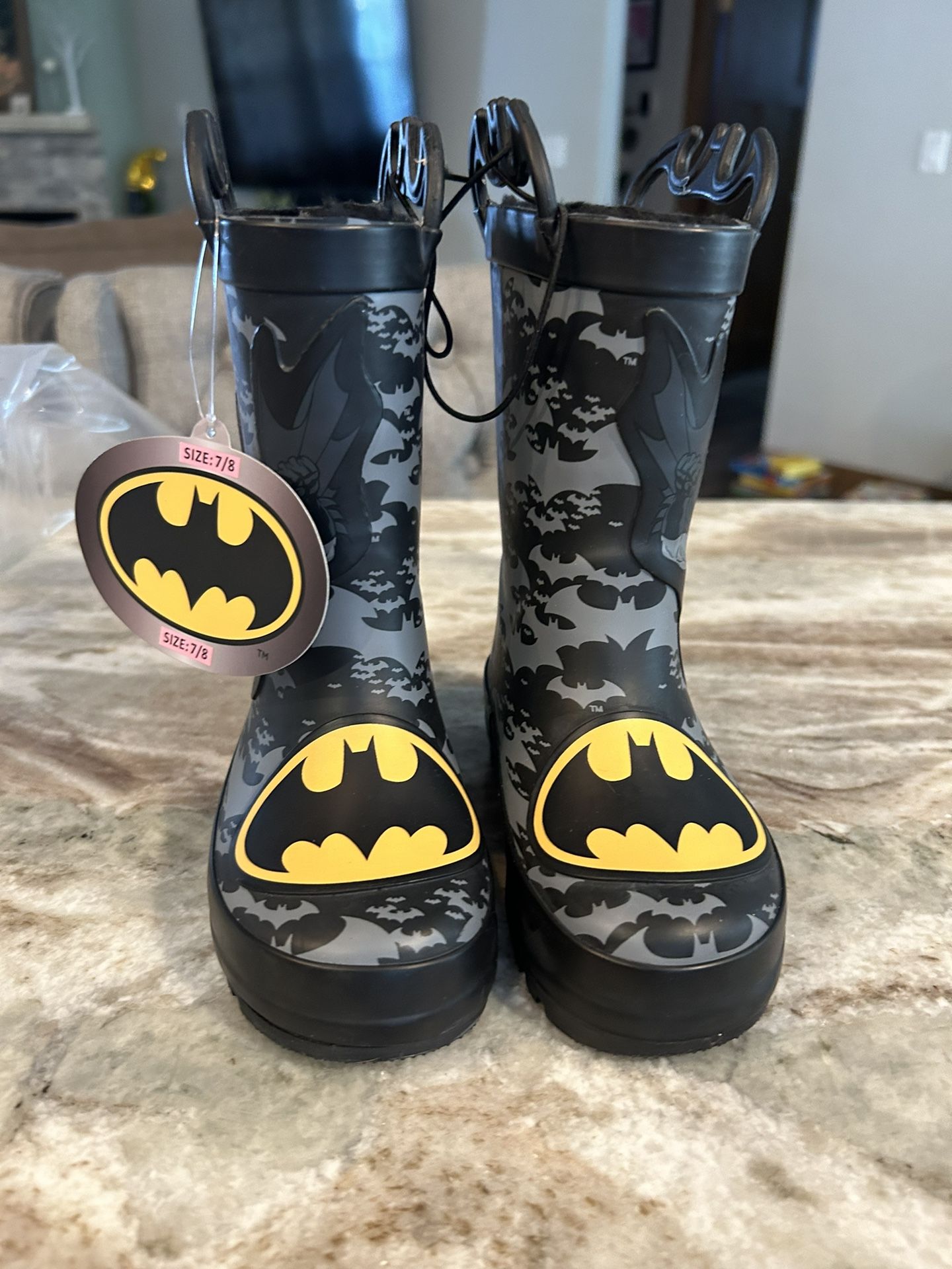 Batman Rain Boots (Brand New)