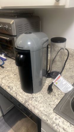 Nespresso vertuoplus coffee and espresso maker gray