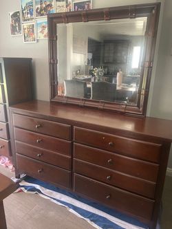 Cherry oak dresser drawer, drawer and night stand