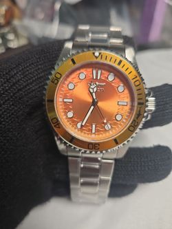 Invicta Pro Diver Watch Orange Dial