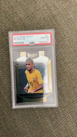 2016 Panini Select Neymar Jr PSA 10 Gem Mint