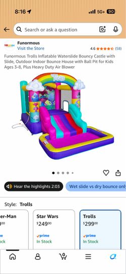 Waterslide Bounce House
