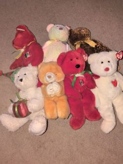 7 Beanie Buddies.