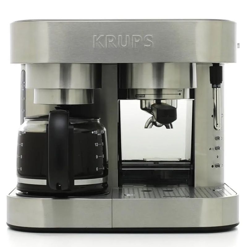 KRUPS XP6040 19-Bar Combination Espresso/Coffee Machine