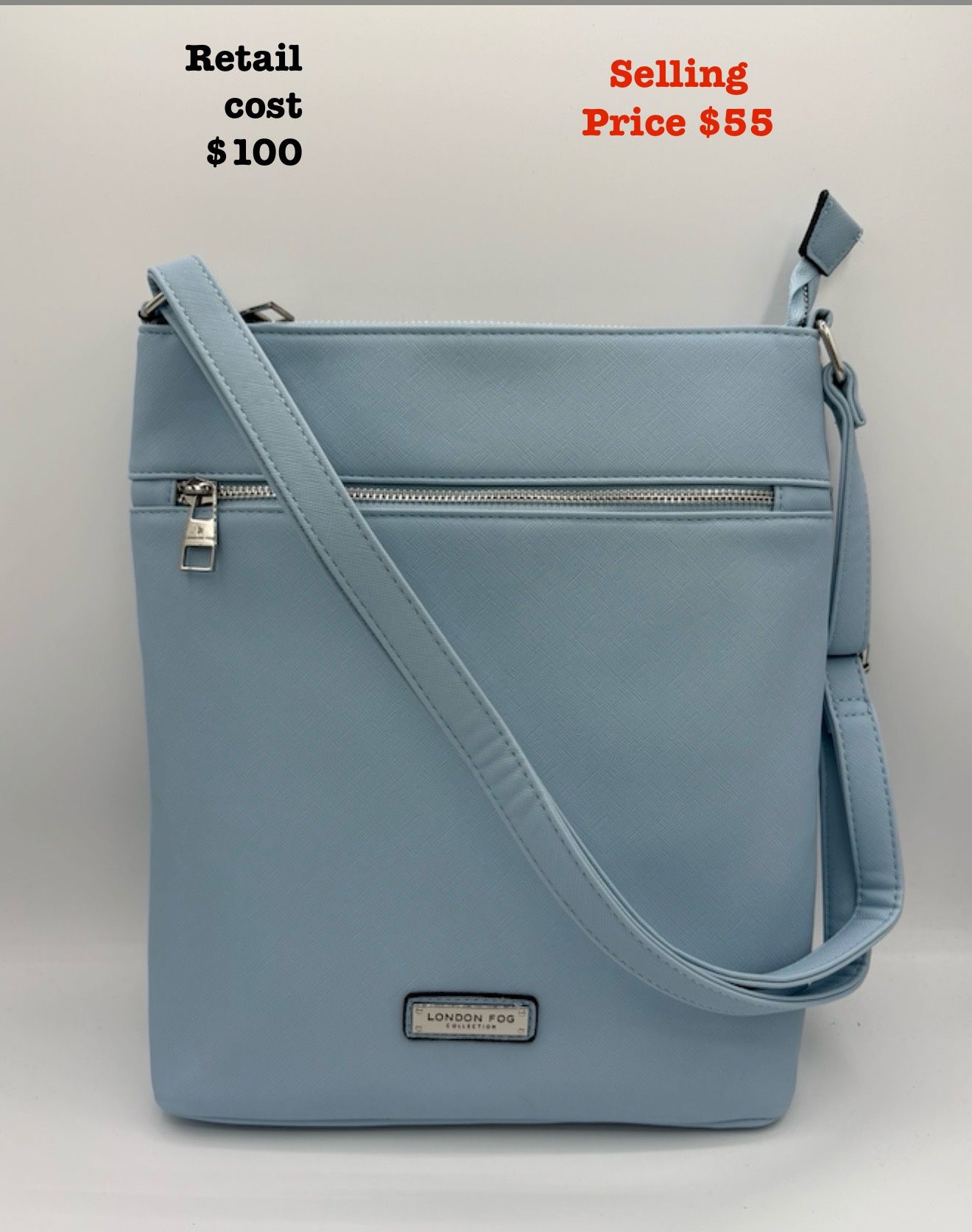 LONDON FOG LORRAINE SQUARE CROSSBODY
