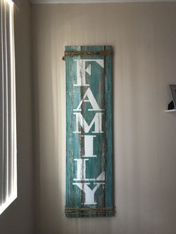 Family sign