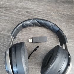 Lucid Sound Headphones With Mic And Wireless Adapter