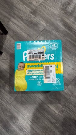 Size N pamper diapers