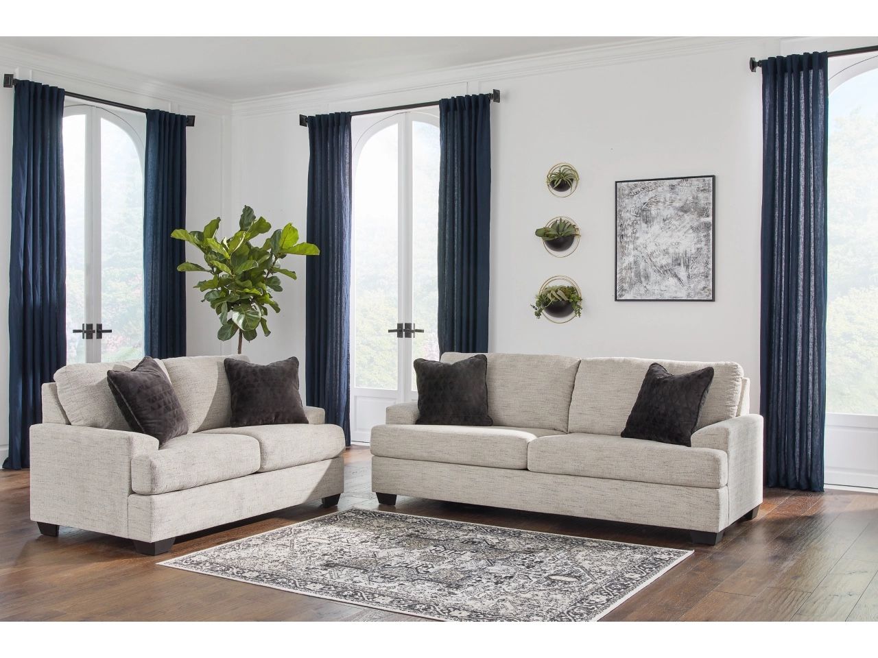 Ashley Sofa and Loveseat