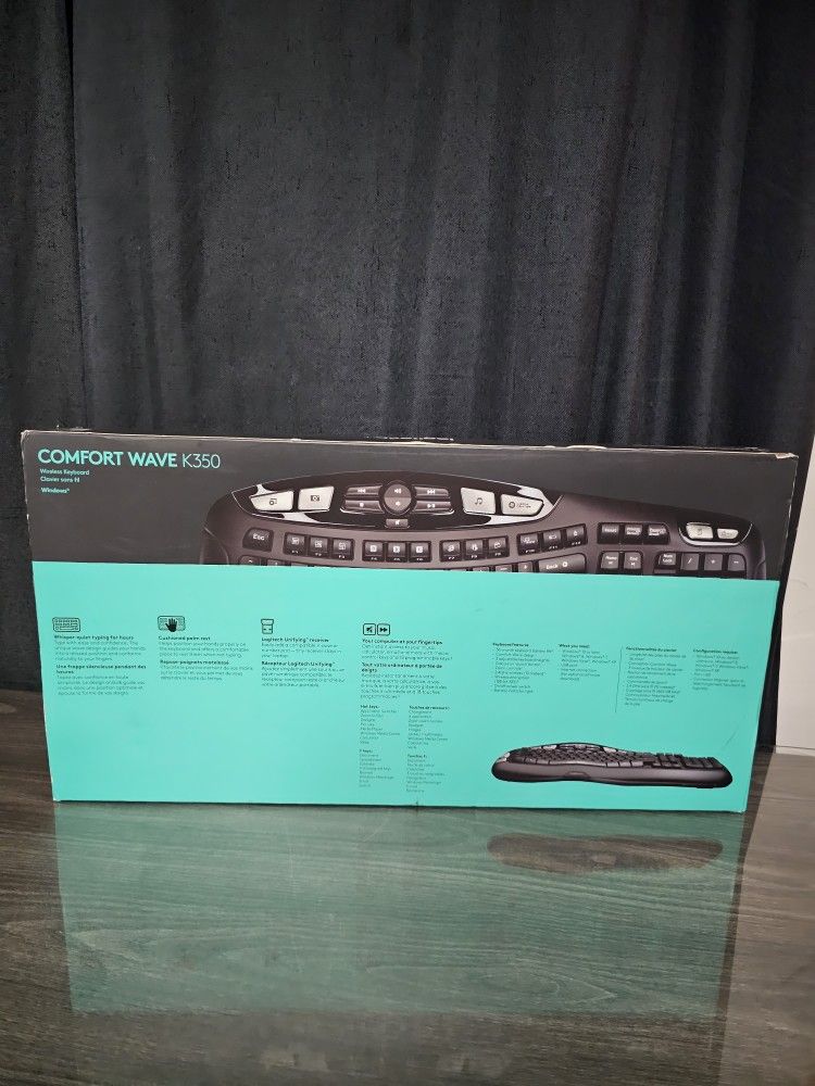 Logitech comfort wave k350 wireless keyboard for sale in los angeles