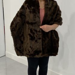 Faux Fur Shawl, Almost New