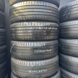 225/60/17 Bridgestone Used All 4 Installed And Balanced Included Llantas Usadas