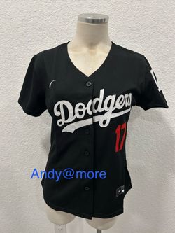 Women’s Ohtani 17  Dodgers Black  Jersey