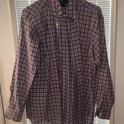Polo Ralph Lauren men's classic fit plaid long sleeve button-down shirt