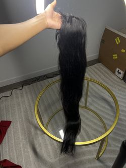 13x6 Natural Black 28” Used Frontal Wig