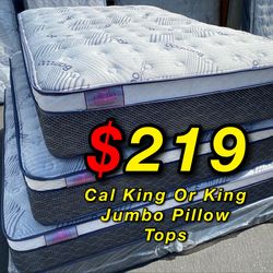 Ck Bamboo Plush Comfort Europillow Top 12inch Matres!!