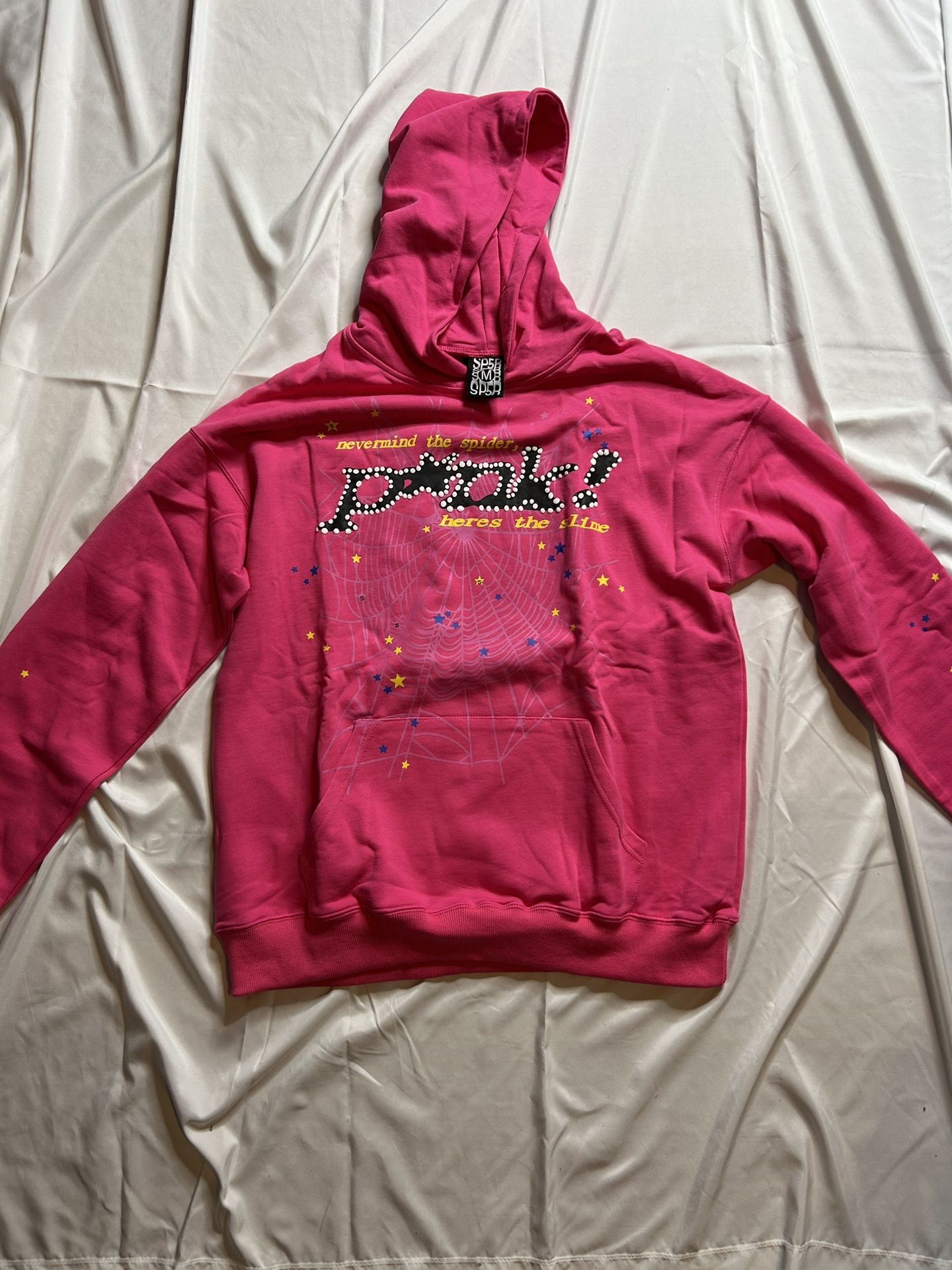 Pink  Hoodie - Size [M] - Streetwear Graphic Pullover
